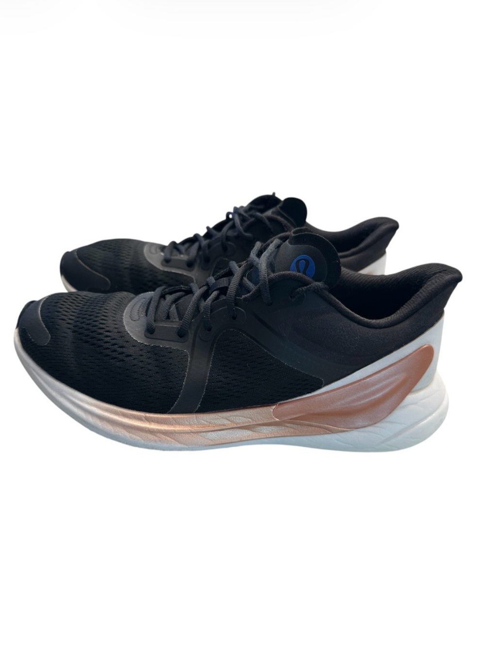 Lululemon Blissfeel Run Women's Shoes - Size US 8 / Black/Rose Gold (EUC)